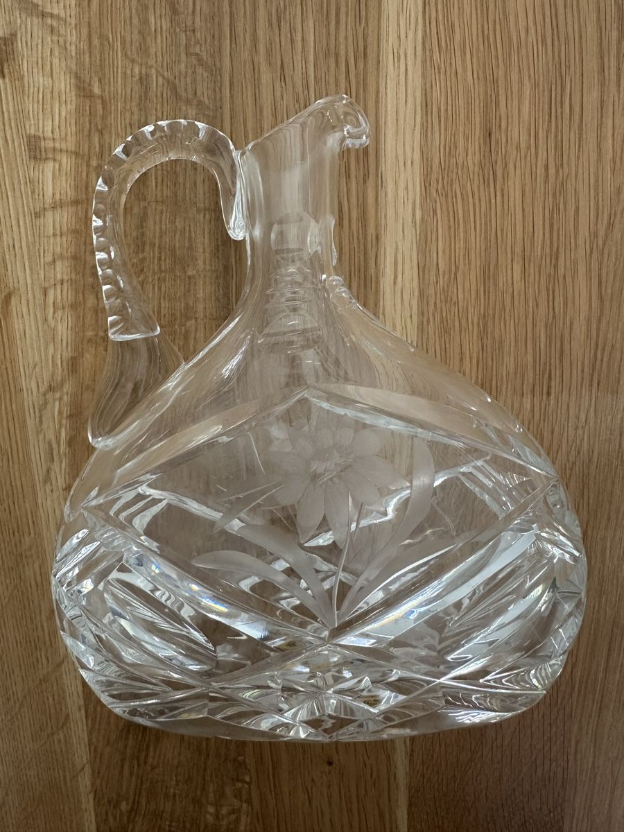 Caraffe: Kristallkaraffe mit Griff – Nuovo (secondo la descrizione) da Reichenburg venduto da Sannyblume 3