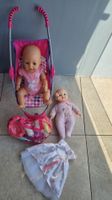 Babyborn Puppe + Kleider + Wagen + Zubehör