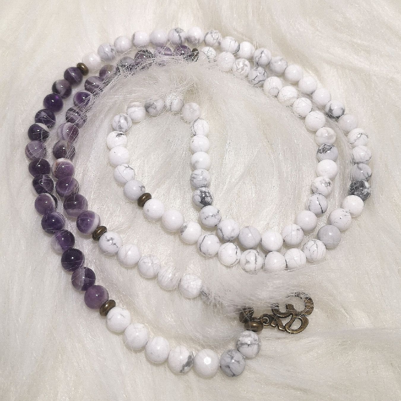 Bracciali & Braccialetti: 108 Mala Gebets OM Armk. - Spendenaktion – Nuovo (secondo la descrizione) da Unterkulm venduto da Nachtigall 6