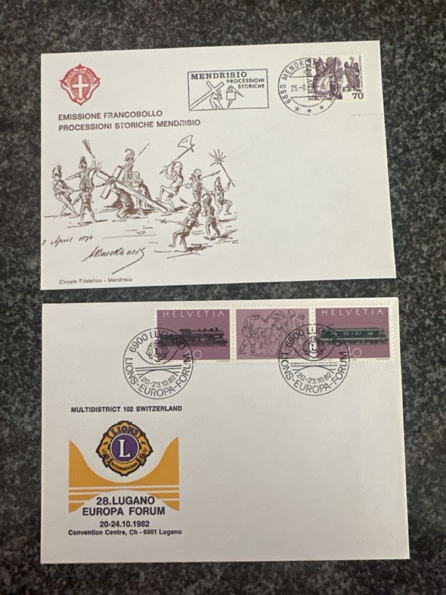 Enveloppes & pochettes d'envoi: Processioni storiche Mendrisio – D'occasion à Morbio Inferiore par Ecod