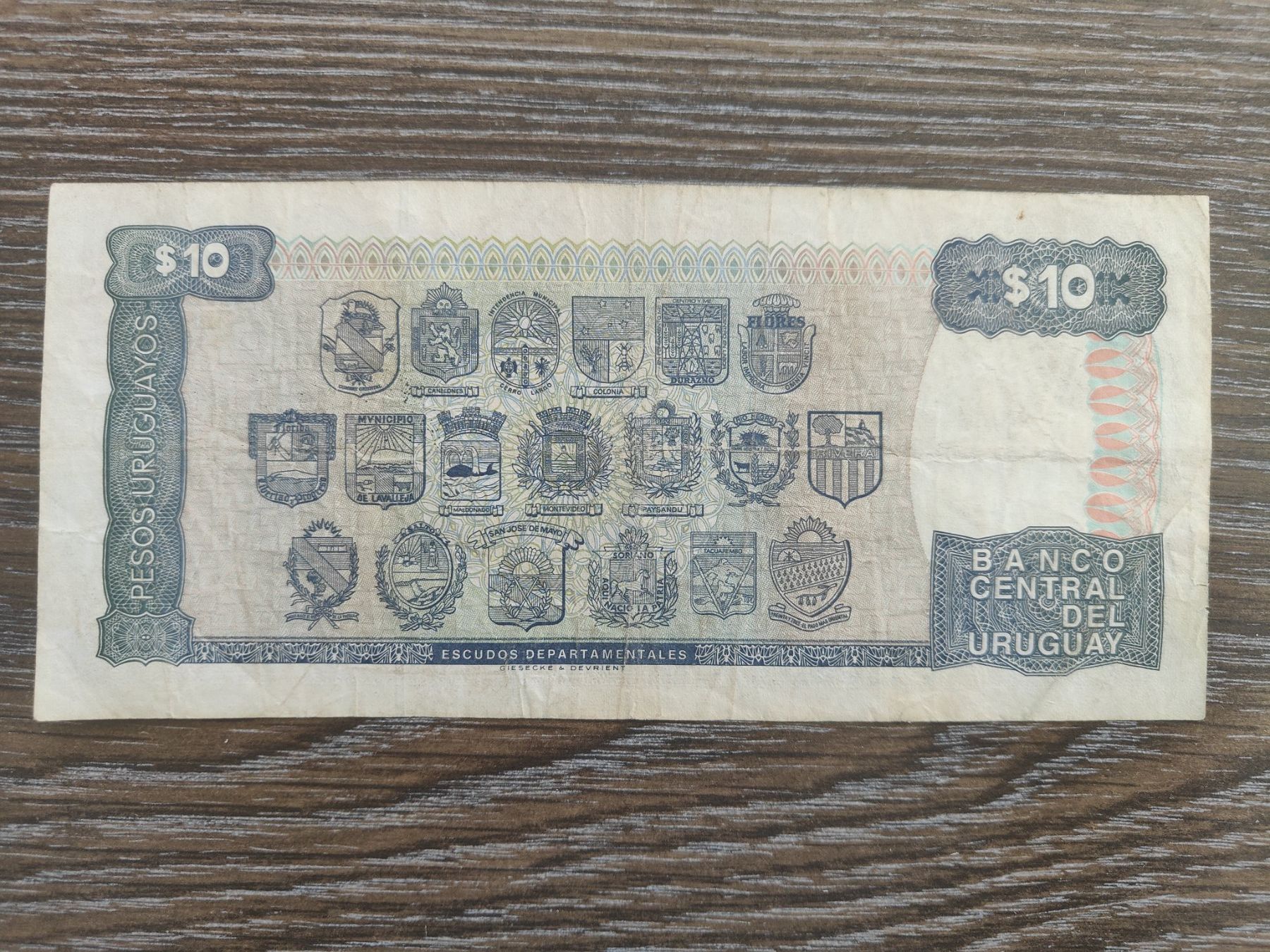 Banconote: Uruguay 10 Pesos 1995 !!!!!!! – Usato da Flaach venduto da Lonzo99 1