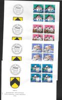 4 FDC Pro Patria 1978 Serie Viererblöcke ET Bern 26.5.1978