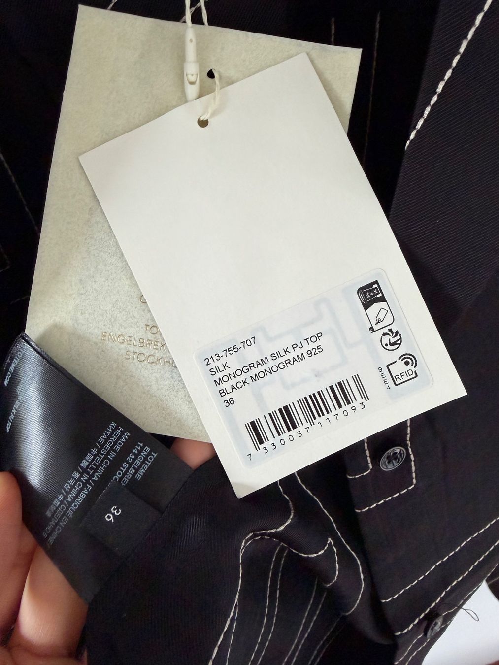 Blusen: NEW Totême pyjama black – Neu und originalverpackt aus Vacallo von kellyyy 2