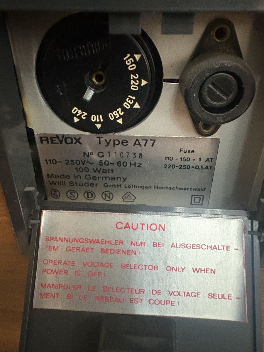 Revox Apparecchi a nastro: Magnétophone Revox A77 2 piste – Usato da petit lancy venduto da FerreiraLuis 3