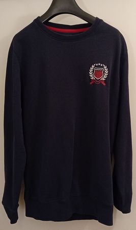 GANT Warmer Herren Sweatshirt Pullover Pulli Dunkelblau L %