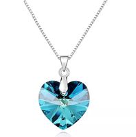 Kette mit blauem Herzanhänger