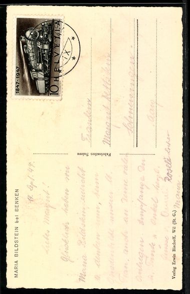 Cartoline postali: Maria Bildstein, Madonna mit Kind über  – Usato da Berlin venduto da bartko-reher 1