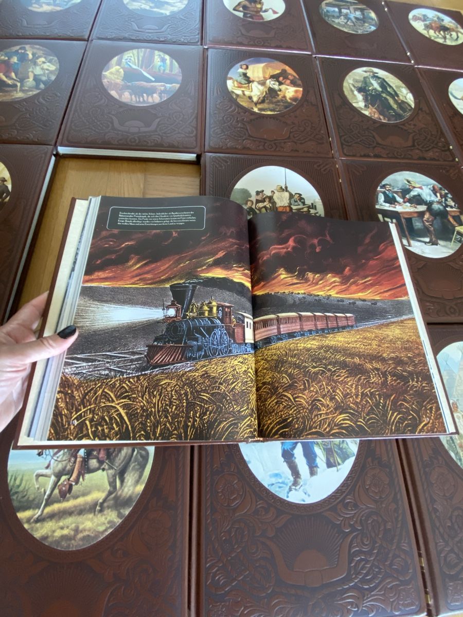 Libri: 20 Bücher Bände Der wilde Western - Time Life – Usato da Anglikon venduto da Couture-Shop 3