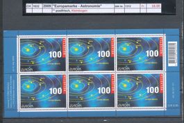 2009 "Europamarke - Astronomie", Kleinbogen, ** postfrisch