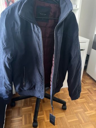 Giacca blu da uomo, taglia M, nuova con etichetta!