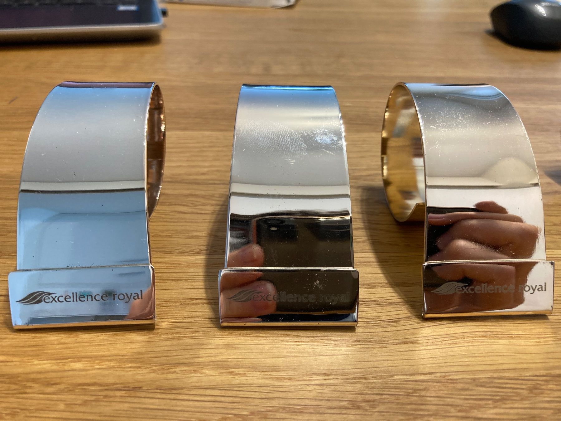 Sonstige Dekorationen & Accessoires: 3+3 Serviettenringe Excellence Royal  + Excellence princess – Gebraucht aus Winterthur von Quilterin 1