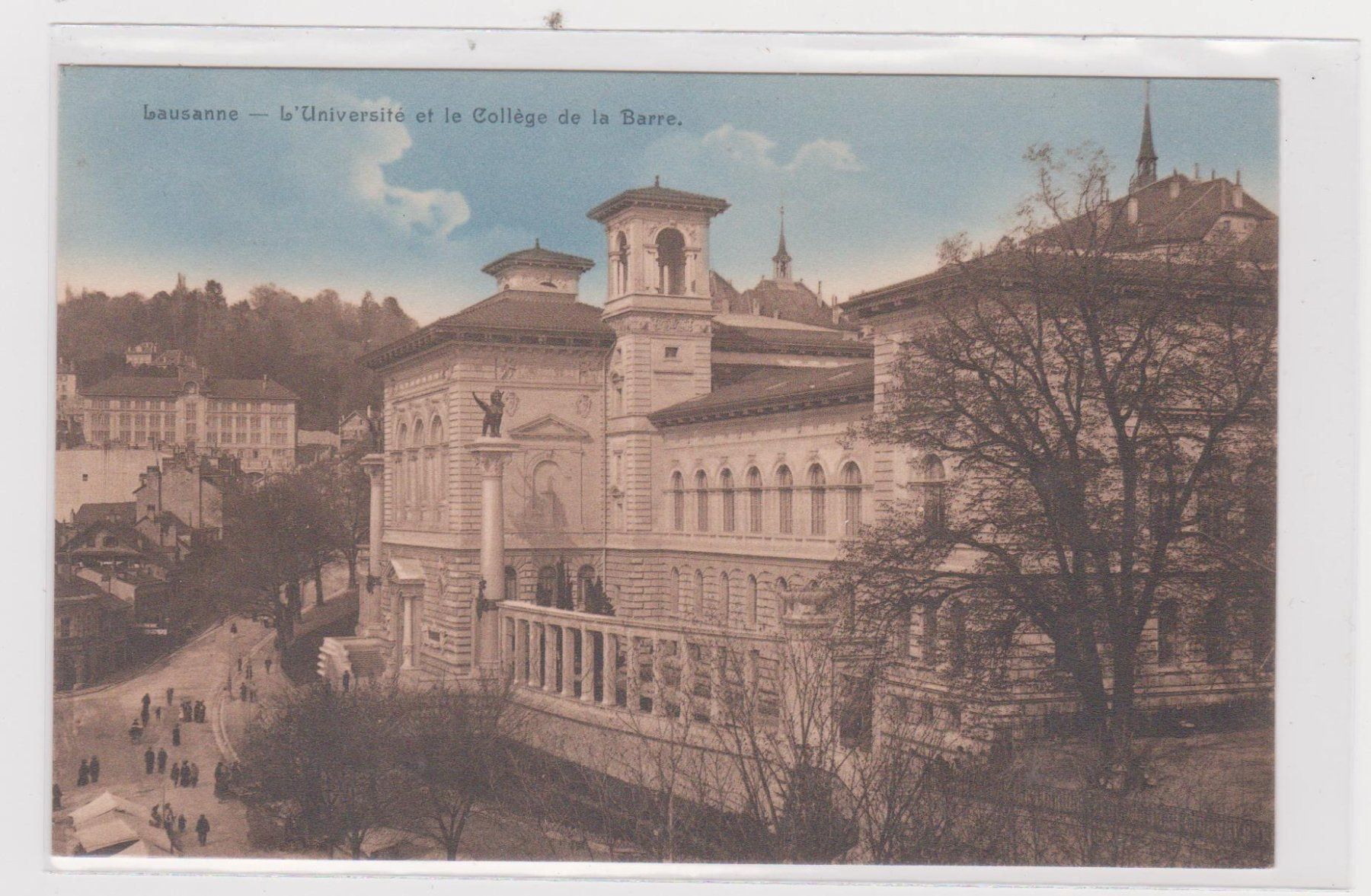 Cartoline postali: CP Lausanne - Palais de Rumine vers 1910 – Usato da Pailly venduto da jme99