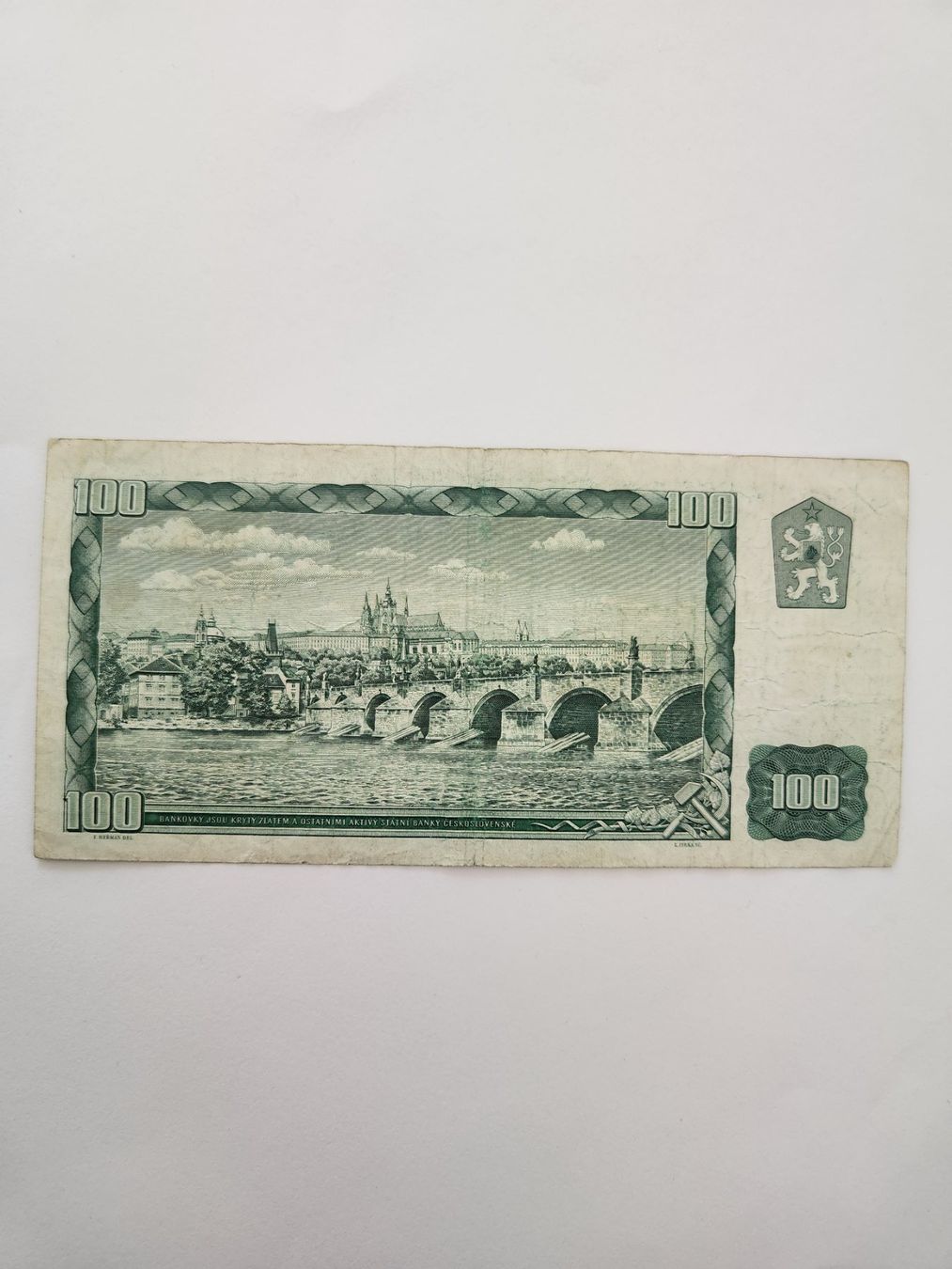 Banconote: Tschechoslowakei Banknote 100 Kronen 1961 – Usato da Oftringen venduto da Leleni 1