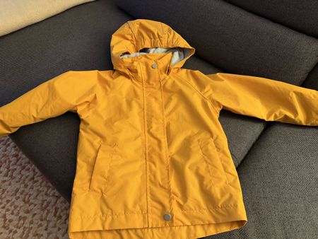 Kinder Regenjacke gelb Grösse 98/104 - Super Zustand