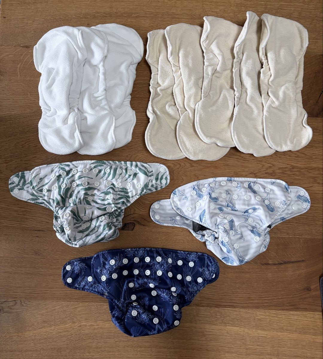 Secchi per pannolini & Pannolini: Stoffwindeln Bare and Boho mit Stoffeinlagen – Usato da Reinach BL venduto da ClaHe 1