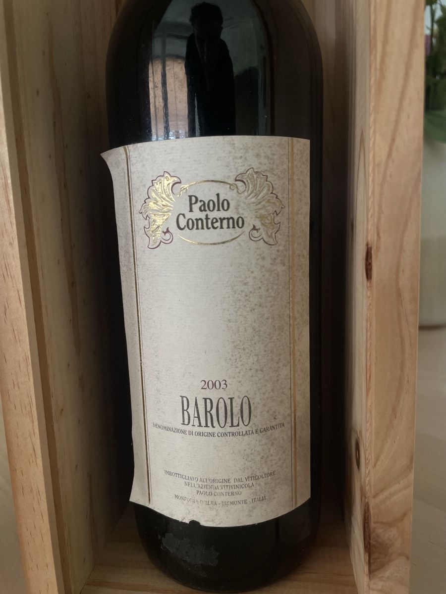 Vino: 2003 Paolo Conterno Barolo Wine – Nuovo e nell'imballaggio originale da Glattpark(Opfikon) venduto da fra_6n5b 1