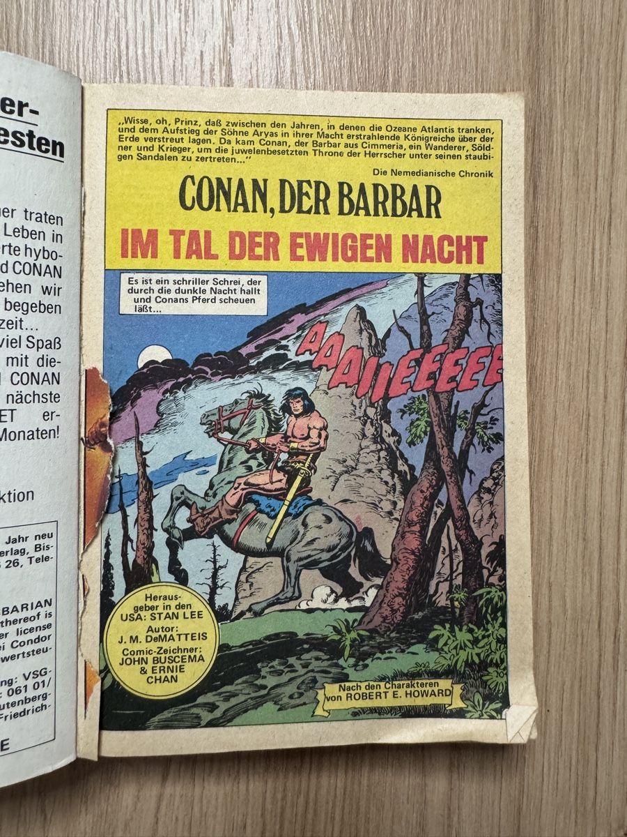 Fumetti: Conan der Barbar Comic-Jahrbuch - Marvel Maxi-Pocket Nr.1 – Usato da Biberist venduto da etesummer 3