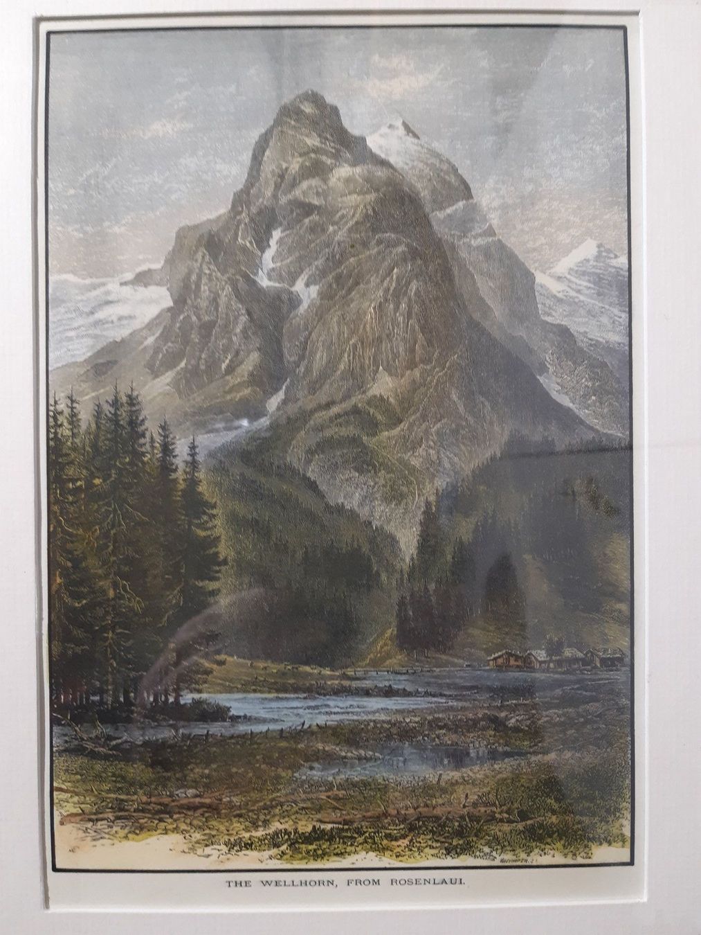 Grafica & Litografie: Litho gerahmt "Rosenlaui" – Usato da Grindelwald venduto da carro5 1