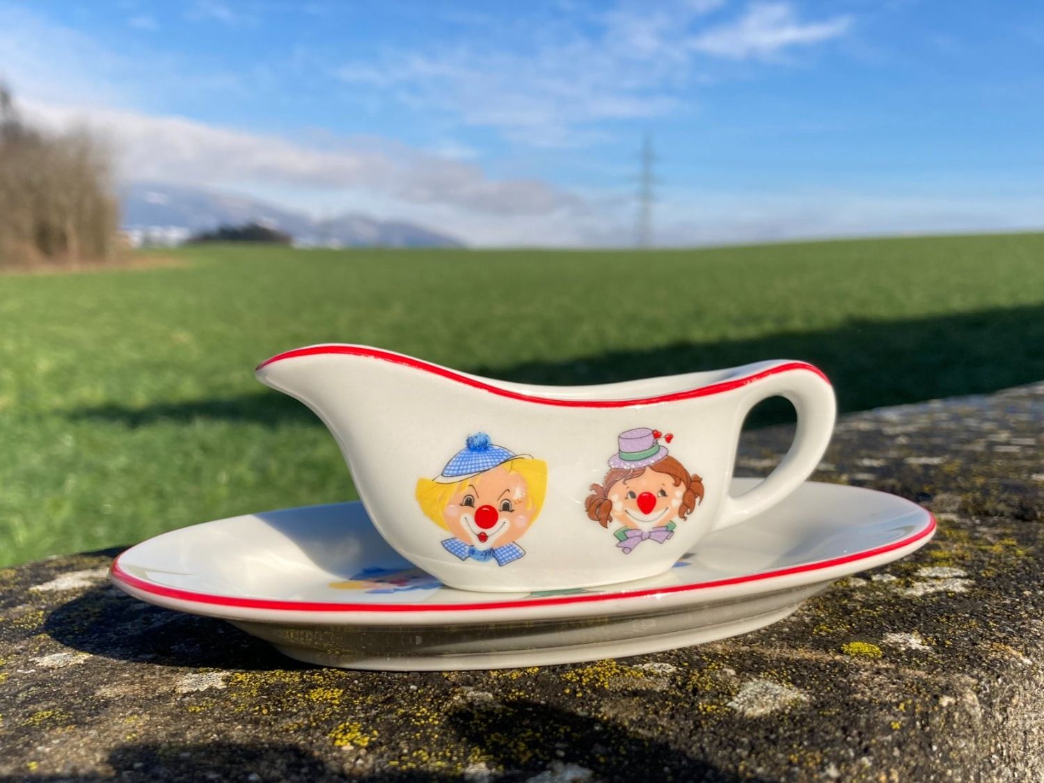 Set di piatti: Reutter Kindergeschirr Platte und Sauciere – Usato da Subingen venduto da ArtBead 1