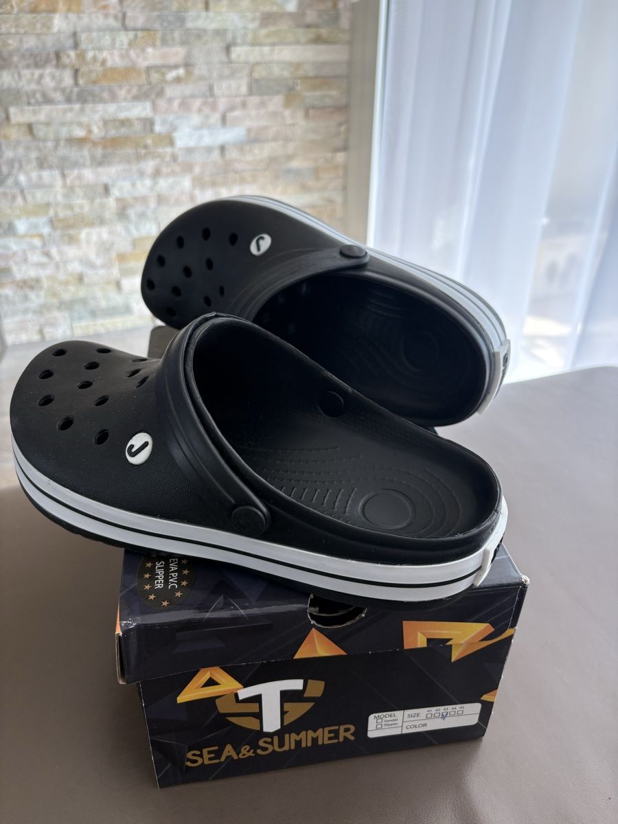 Herrenschuhe: Schwarze Sommer Clog Gr.42 – Neu und originalverpackt aus Glattpark(Opfikon) von Opfikon66 4