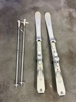 Salomon Ski S/Max W 6 148cm mit Stöcken gebraucht