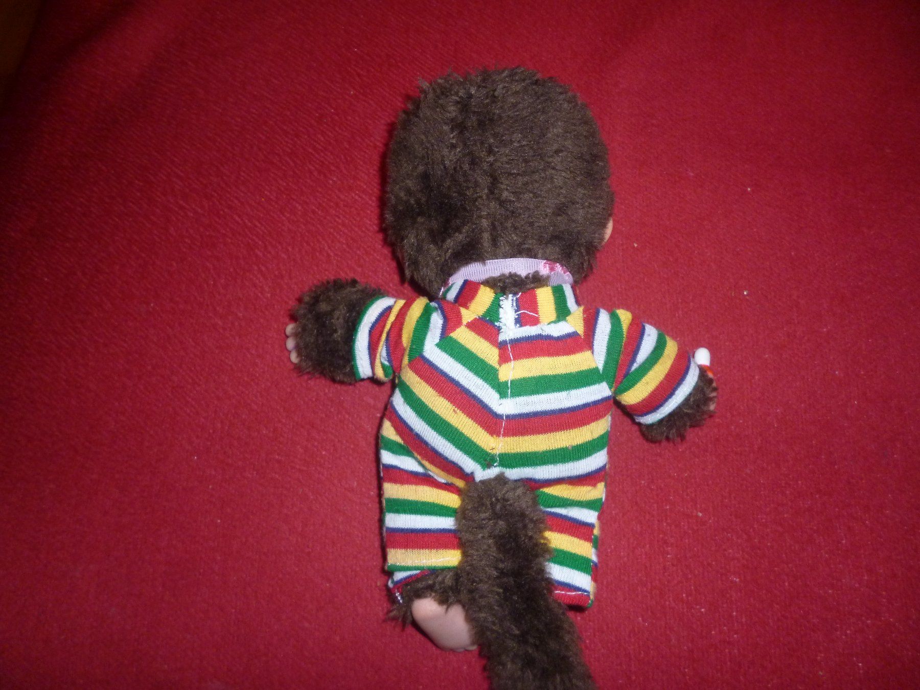 Monchhichi Puppen: Monchichi Äffchen mit Nuggi, bunt gestreift,VINTAGE!!! – Gebraucht aus Volketswil von nemo2000 3