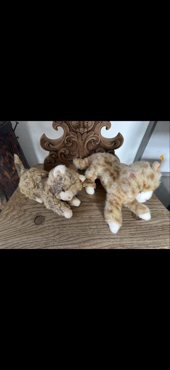 Steiff Giocattoli: Steiff Katzen Kuscheltiere – Usato da Menzingen venduto da vannessa.studer 3