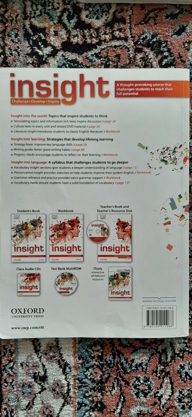 Libri: English Insight and Headway, student's book/workbook – Usato da Uster venduto da kulka_ 1