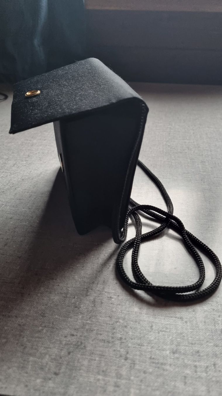 Taschen für Damen: Sac à main noir soirée élégant chic – Neu (gemäss Beschreibung) aus Fontenais von Aube-sauvage.2 3