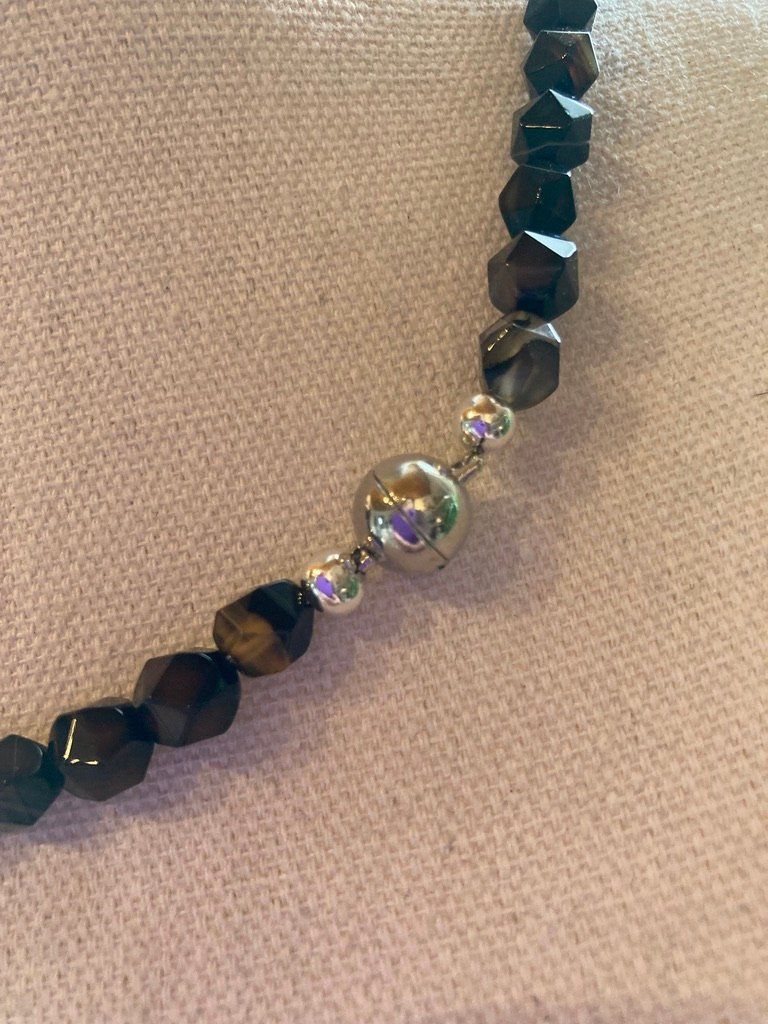 Ketten: Halskette - Rauchquarz/Achat – Neu (gemäss Beschreibung) aus Biberist von tl-schmuck 4