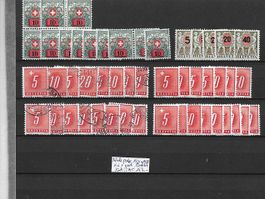Nachporto 1924 - 1928 ** + gest. Restlot Kat: CHF 187.-