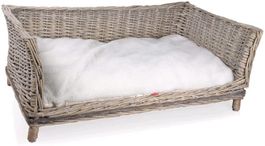 TOMMI Gr.2 Hundesofa Weide Rattan Weiden