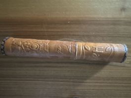 Zuggaren Leder Etui, 21 cm lang