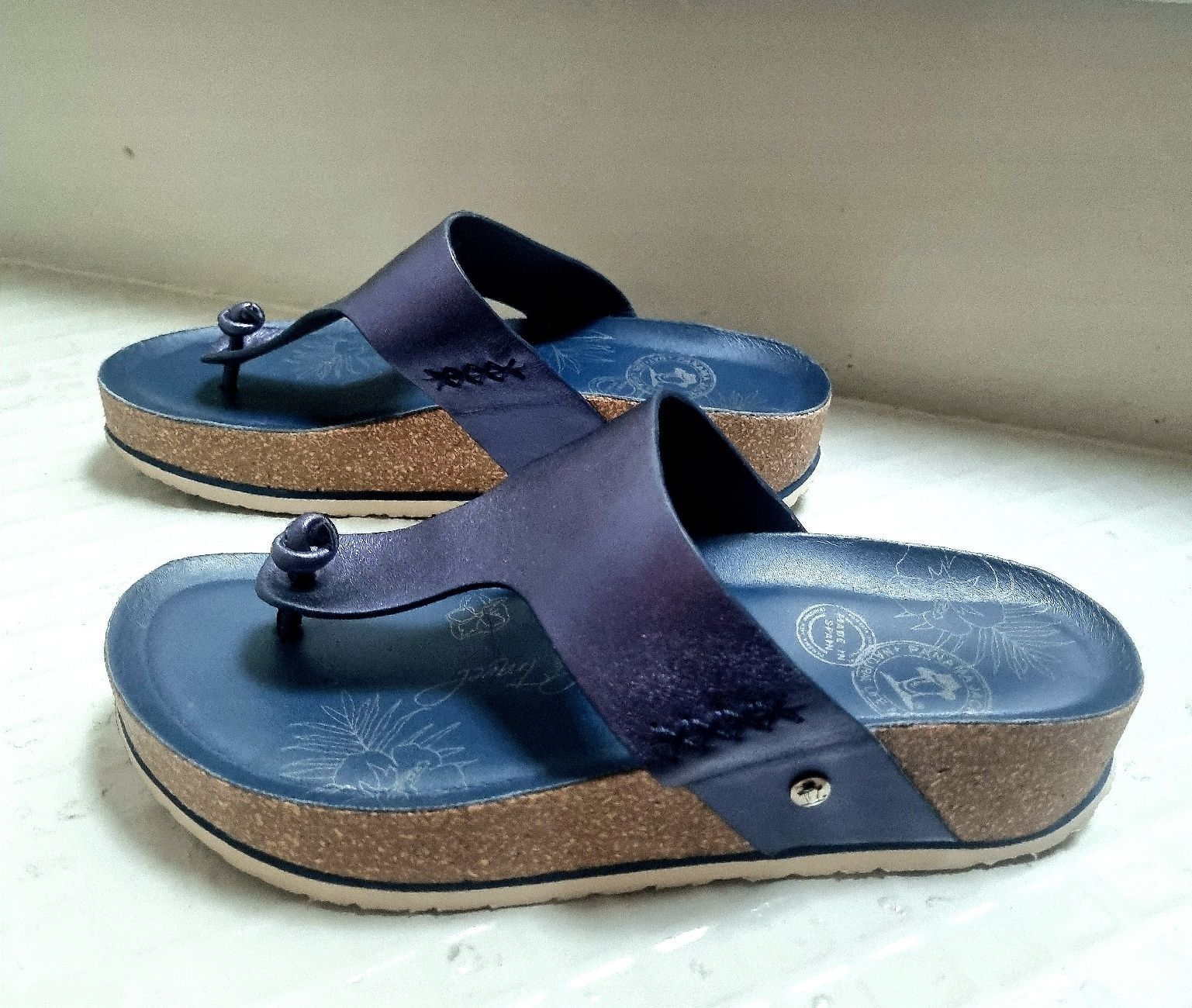 Panama Jack Scarpe da donna: sandales compensées en cuir – Nuovo (secondo la descrizione) da vevey venduto da komulainen 1