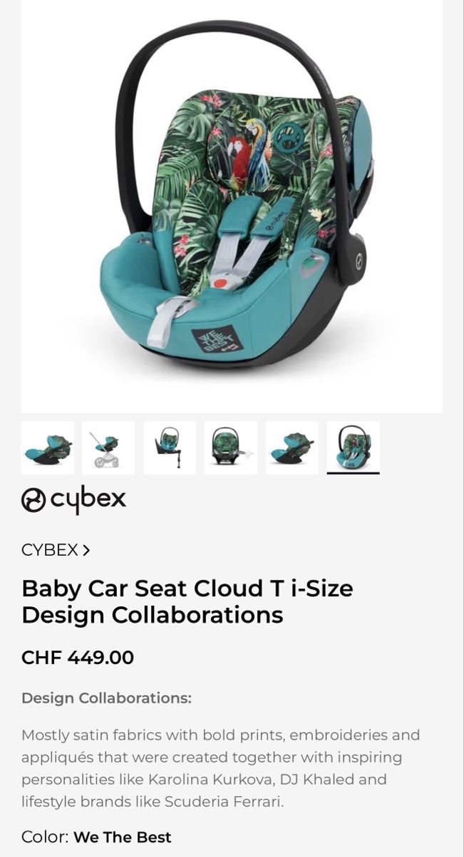 Cybex Seggiolini per auto: Cybex Cloud T i-Size Babyschale - Dj Khaled – Nuovo (secondo la descrizione) da Embrach venduto da shila_03 6