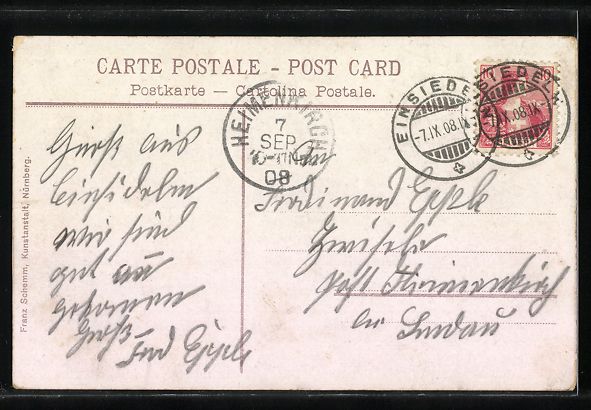 Cartes postales: Einsiedeln, Gasthaus St. Johann, Ortspan – D'occasion à Berlin par bartko-reher 1