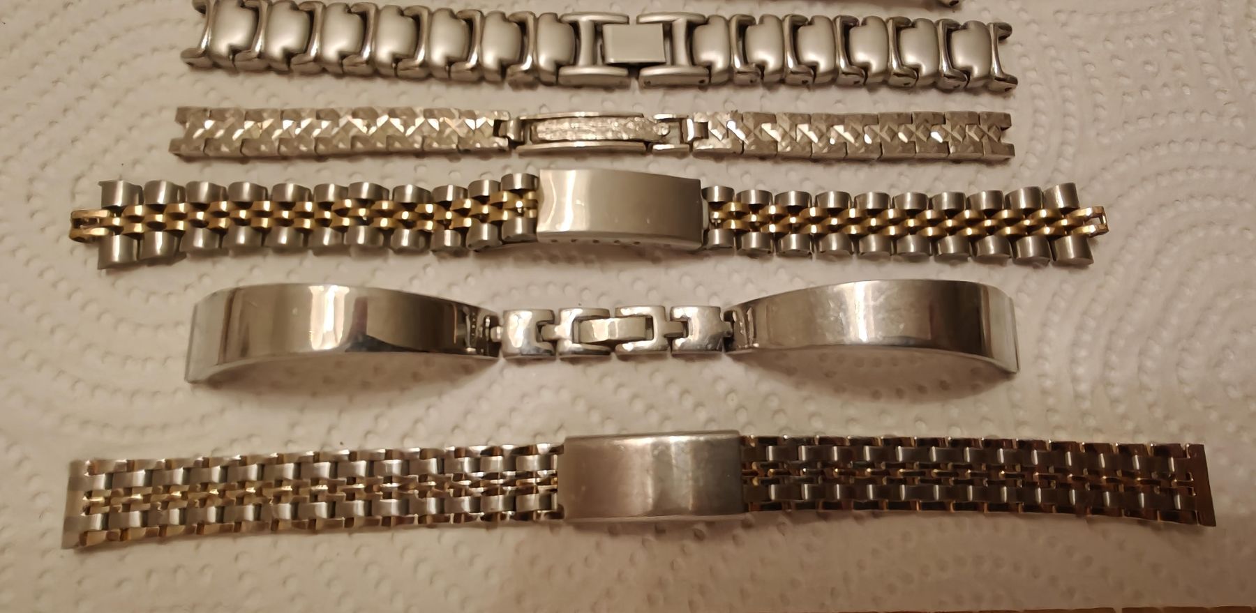Bracciali & Braccialetti: Uhrenarmbänder Konvolut Metall  – Usato da Riehen venduto da Wolke3 1