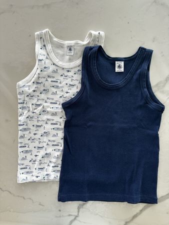 Lot de 2 débardeurs Petit Bateau 8 ans 128 cm