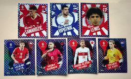 TOPPS EM 2024 / 7 x "blaue Punkte" (EURO-BOARDER)