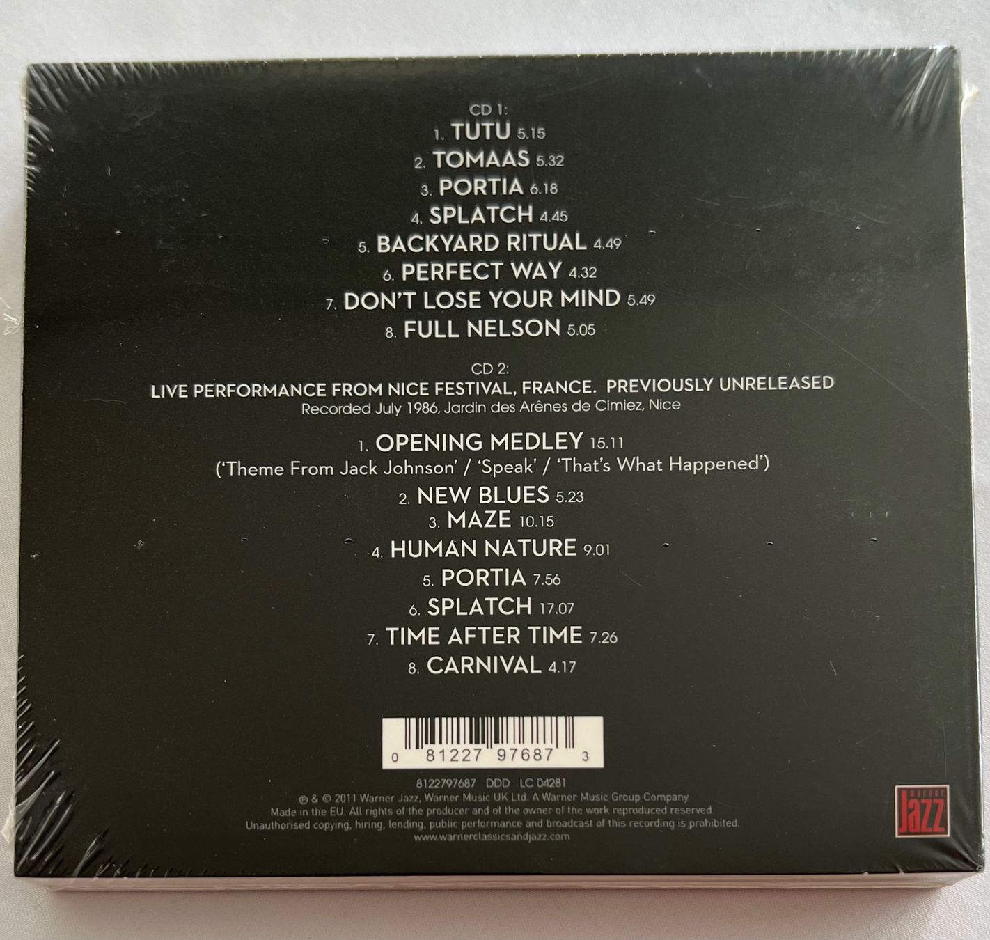 CD: Miles Davis - Tutu / 2 CD Set, OVP – Nuovo e nell'imballaggio originale da Schaffhausen venduto da Mond689 1