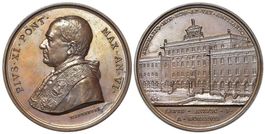Rom, Pius XI., Bronzemedaille AN VI (1927)