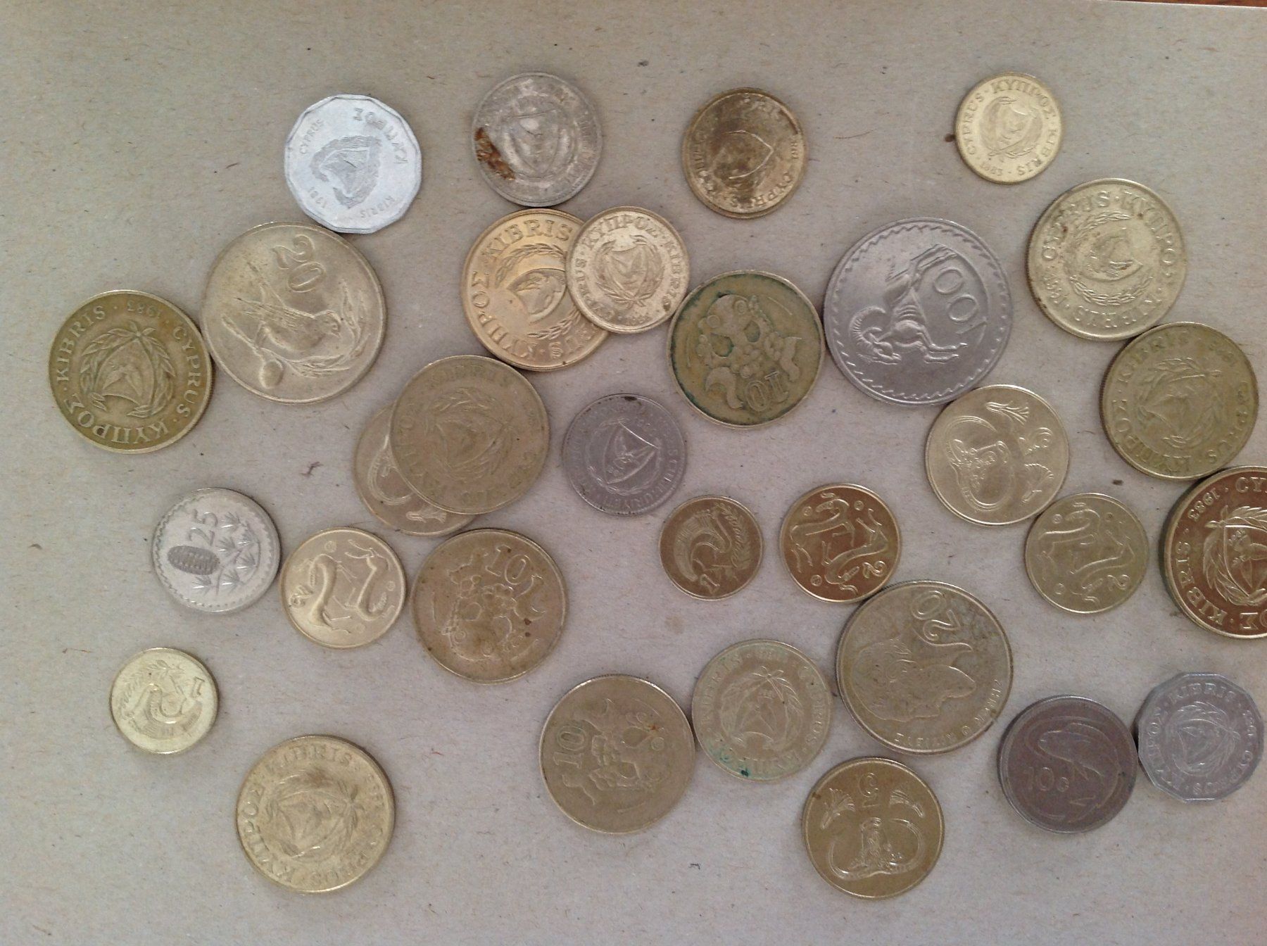 Tutti le monete: diverses monnaie Chypre / Cyprus – Usato da Vuiteboeuf venduto da broticaire