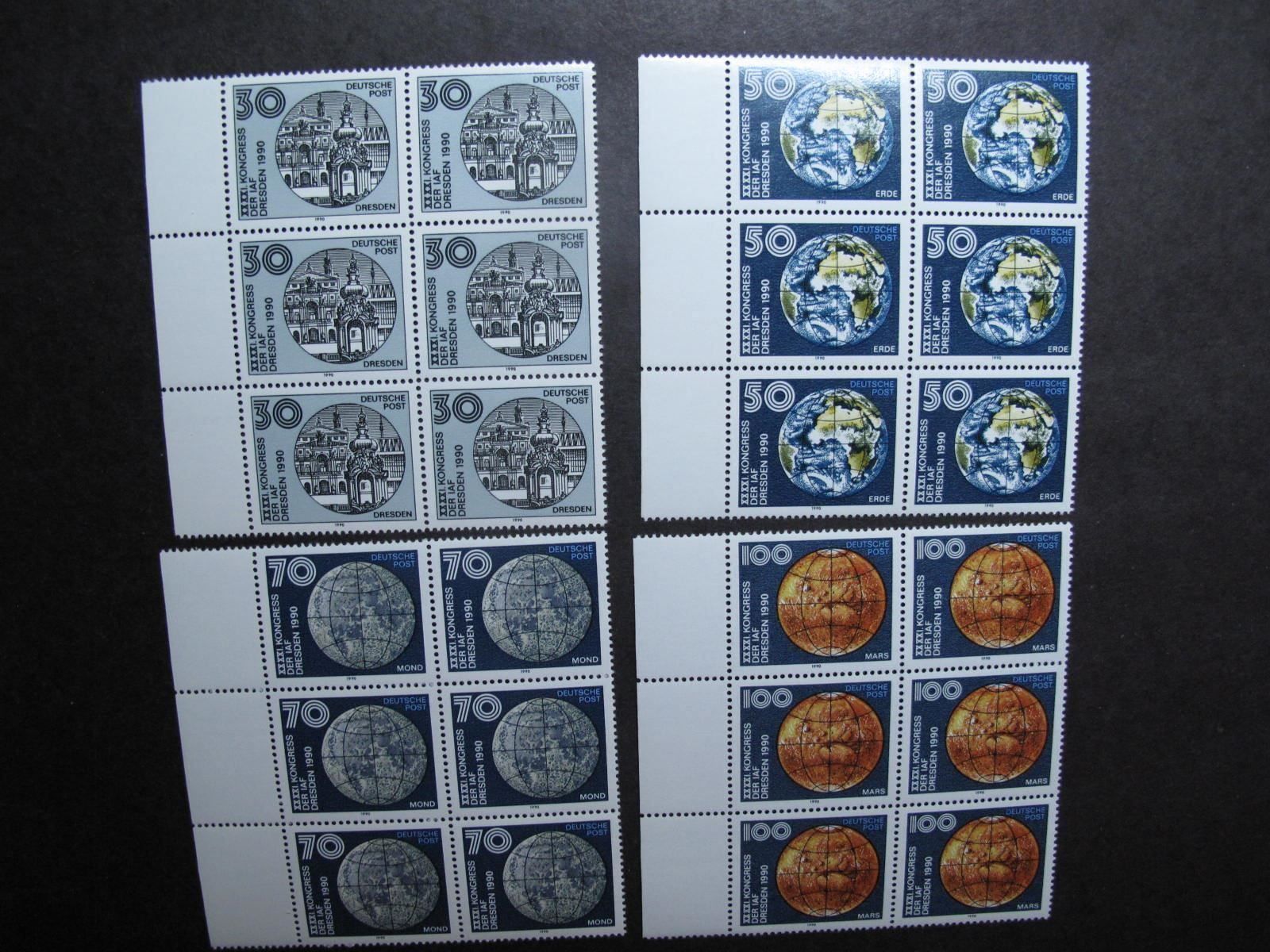 Tutti i francobolli: DDR 1990 Astronautische Föderation 6er** – Usato da Wil SG venduto da fva01 1