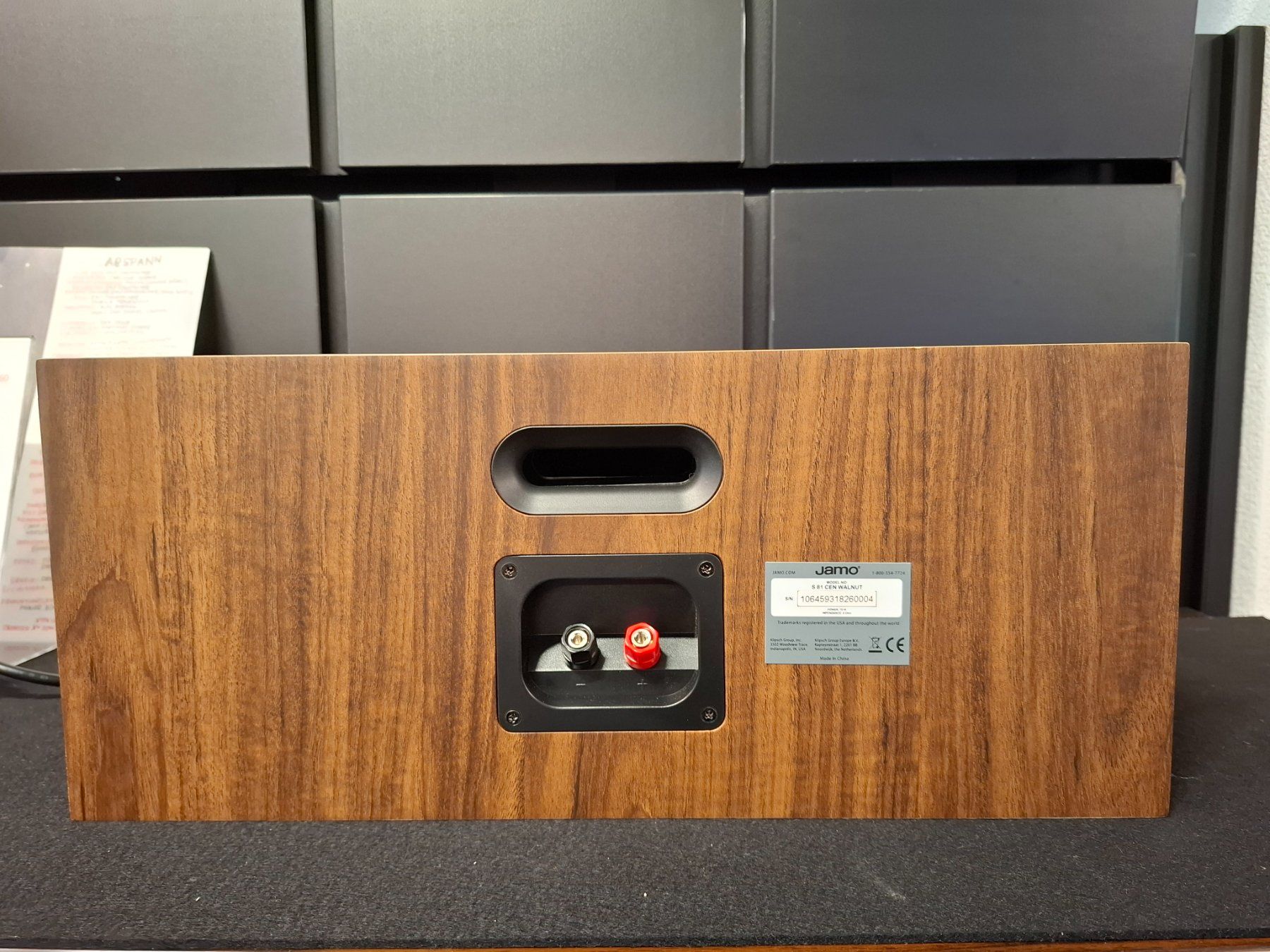 Jamo Casse acustiche: Jamo S 81 CEN, walnuss Center – Nuovo (secondo la descrizione) da Kerzers venduto da Hubihifi 1