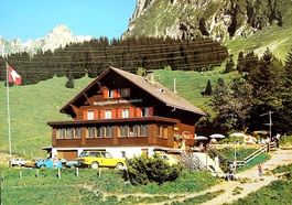 MOLLIS Berggasthaus Fronalpstock - Auto - Stempel Gasthaus
