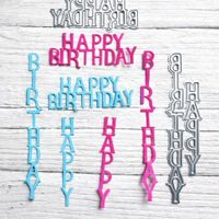 Neues Stanzschablonenset Happy Birthday