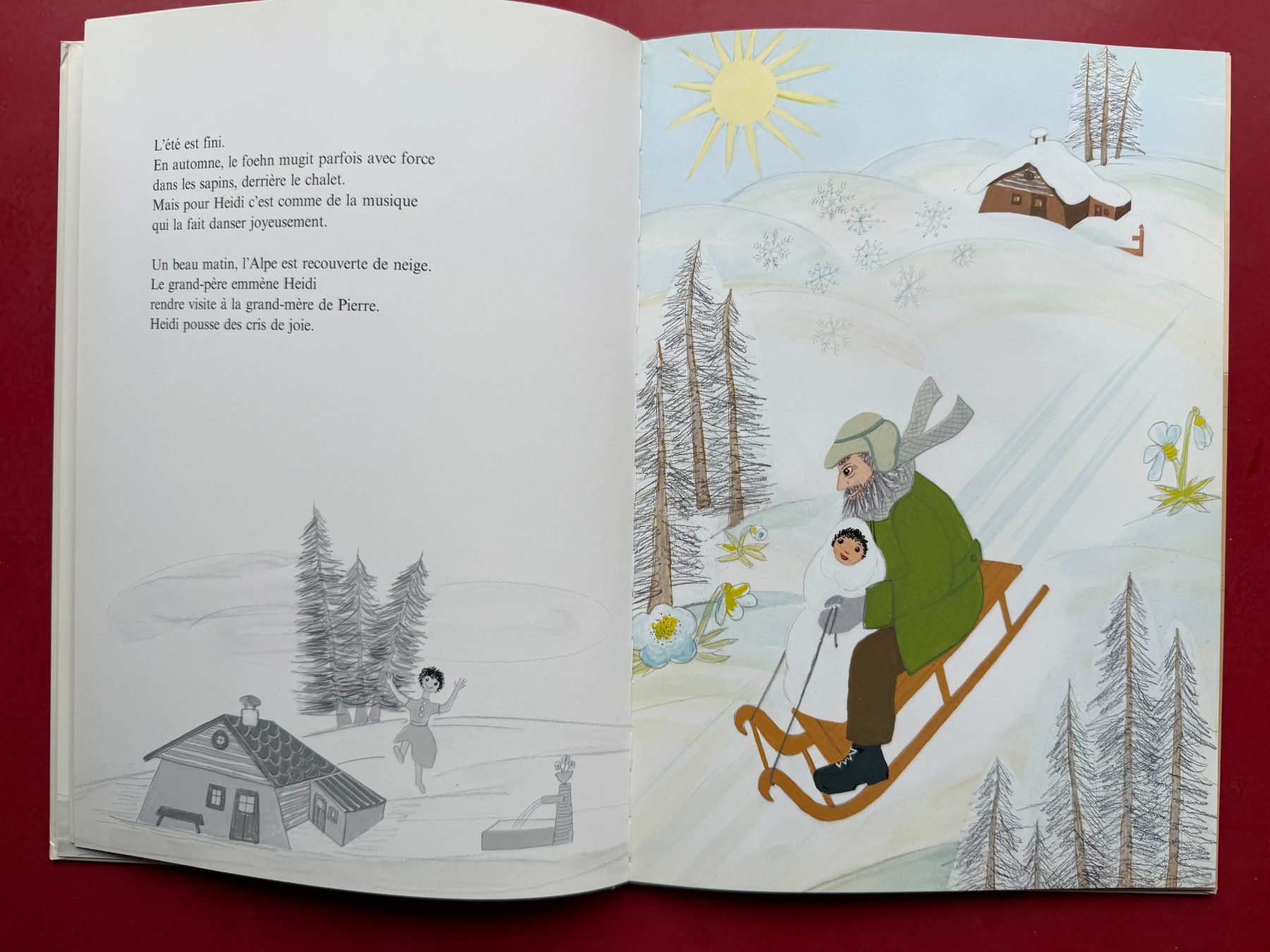 Libri: Bilderbuch   Heidi  en  francais – Usato da Subingen venduto da ArtBead 7