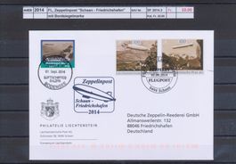2014 FL, Zeppelinpost, "Schaan-Friedrichshafen", Bordsiegel