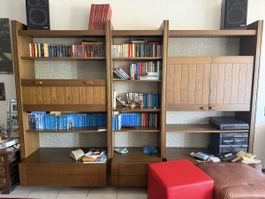 Grande bibliothèque modulaire en bois – À DÉMONTER & RETRAIT