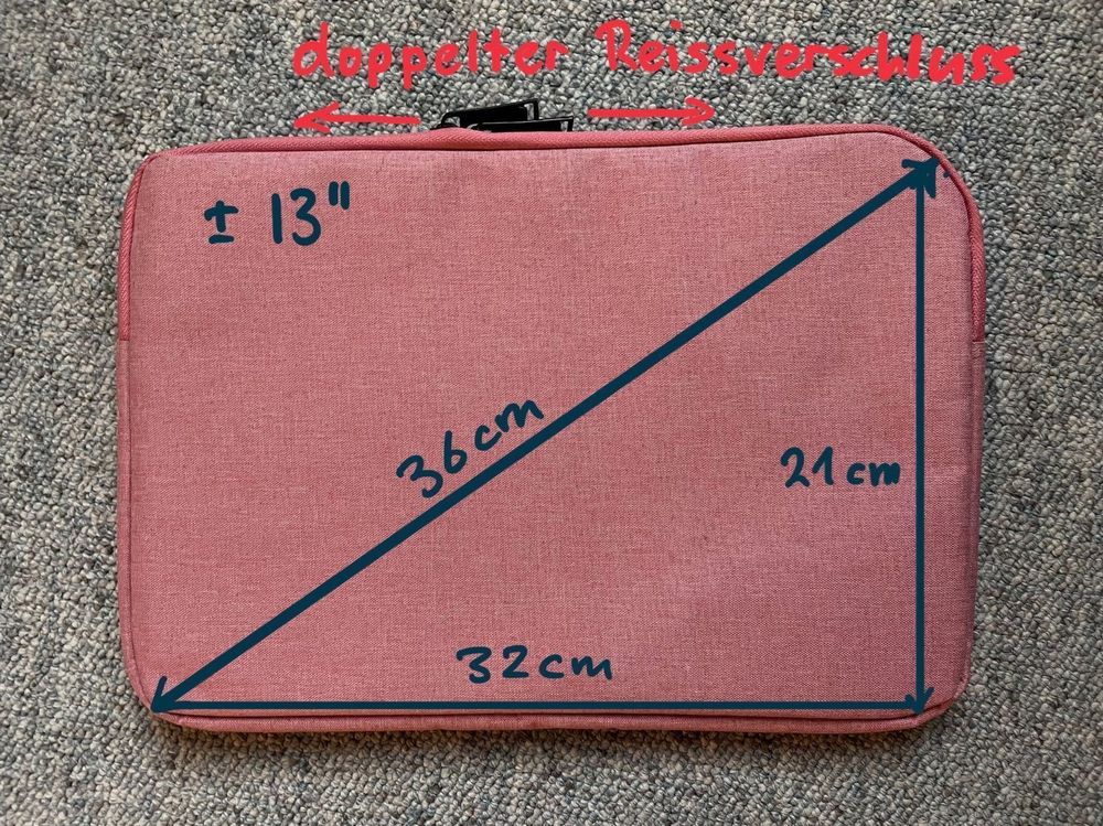 Laptop Hülle Teddy Ecru 13 Zoll
